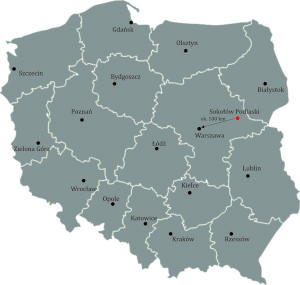 Mapa Polski