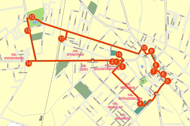 The historical trail of Sokolow